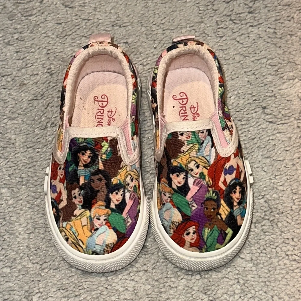 Ground UP Disney Princess Slip on Sneakers Toddler Girls size 6 - Picture 10 of 12